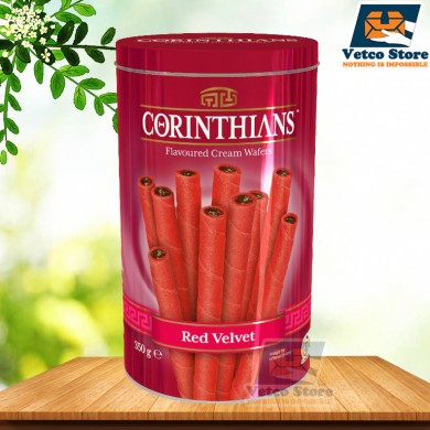 Bánh Ống Corinthians Cream Wafers Red Velvet 350g